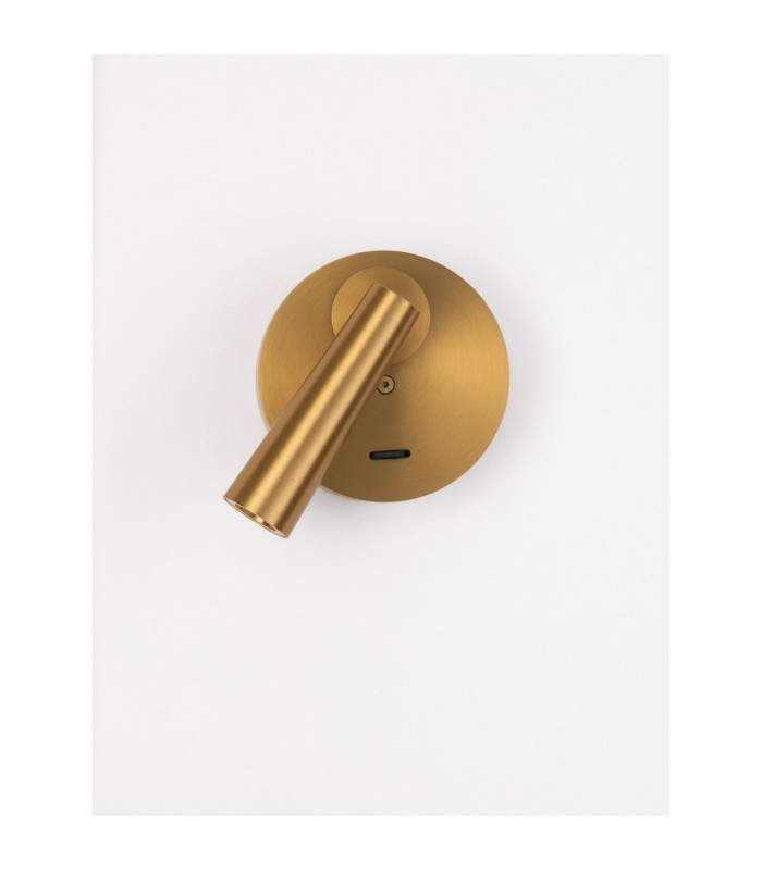 Tico Reading Wall Light Matt Gold LED 3W 189lm 3000K Switch On/Off-6