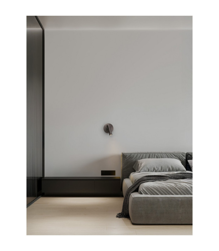 Tico Reading Wall Light Black Nickel LED 3W 189lm 3000K Switch On/Off-2