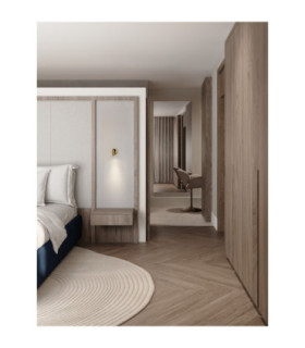 Pictor Reading Wall Light Sandy Gold LED 3W 179lm 3000K Switch On/Off-2