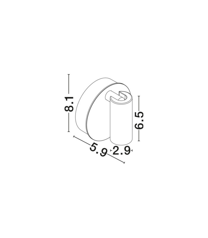 Maglo Reading Wall Light Sandy White LED 2W 90lm 27000-3300-4000K CCT Touch Rechargeable with Type-C Magnetic-8