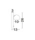 Lusa Reading Wall Light Champagne Gold Black LED 10W 644lm 3000K Switch On/Off-7