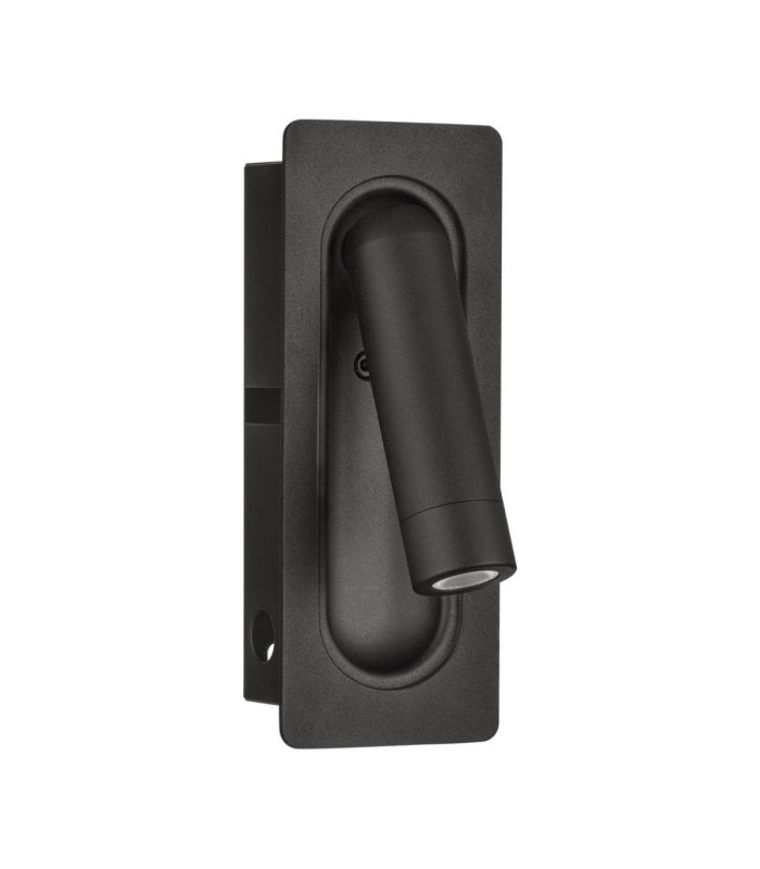 Inlite Reading Wall Light Sandy Black LED 3W 166lm 3000K Switch On/Off-1