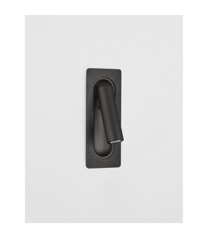 Inlite Reading Wall Light Sandy Black LED 3W 166lm 3000K Switch On/Off-3