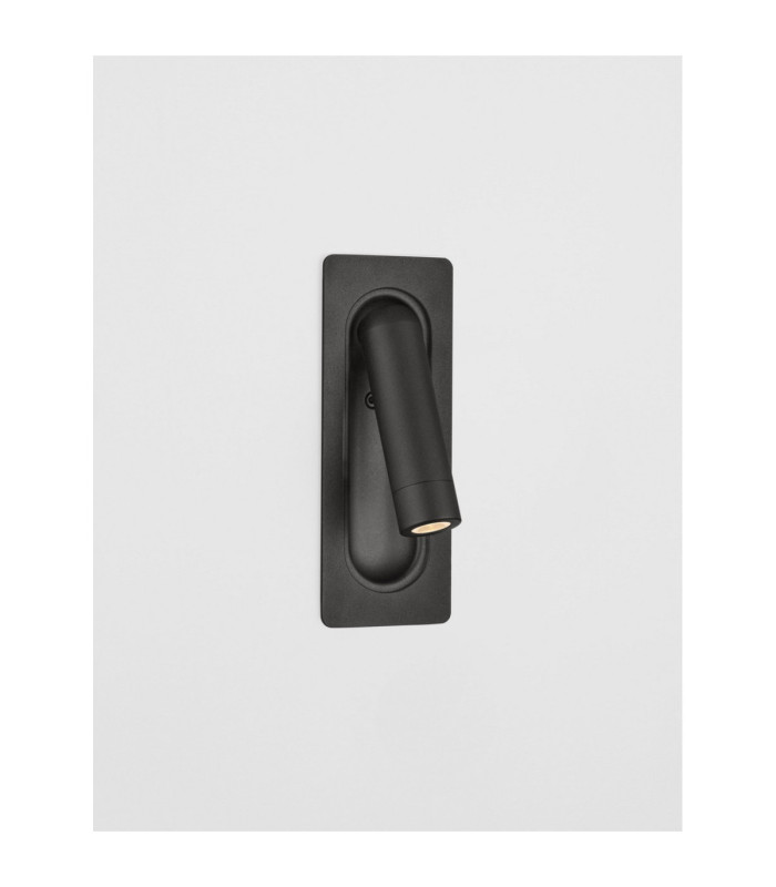 Inlite Reading Wall Light Sandy Black LED 3W 166lm 3000K Switch On/Off-4
