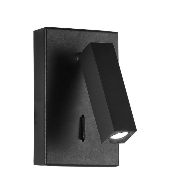 Dona Reading Wall Light Sandy Black LED 3W 180lm 3000K Switch On/Off-1
