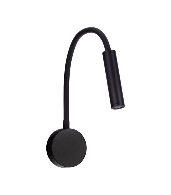 Sonica Reading Wall Light Sandy Black LED 6W 453lm 3000K IP44 Switch on/off-1