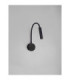 Sonica Reading Wall Light Sandy Black LED 6W 453lm 3000K IP44 Switch on/off-3