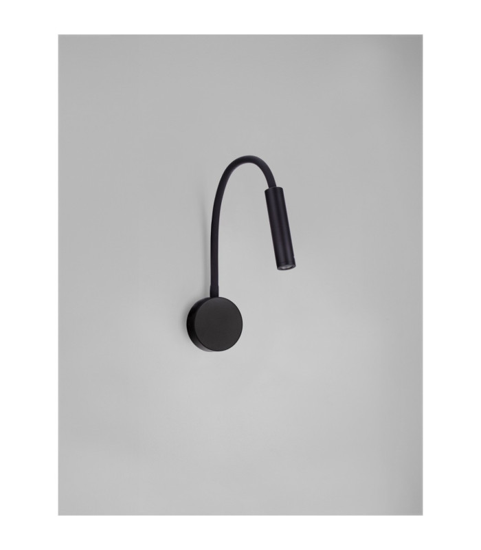 Sonica Reading Wall Light Sandy Black LED 6W 453lm 3000K IP44 Switch on/off-3