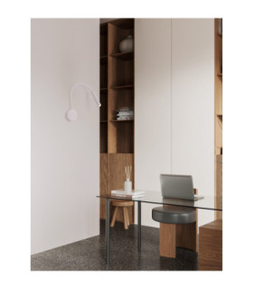 Sonica Reading Wall Light Sandy White LED 6W 453lm 3000K IP44 Switch on/off-2