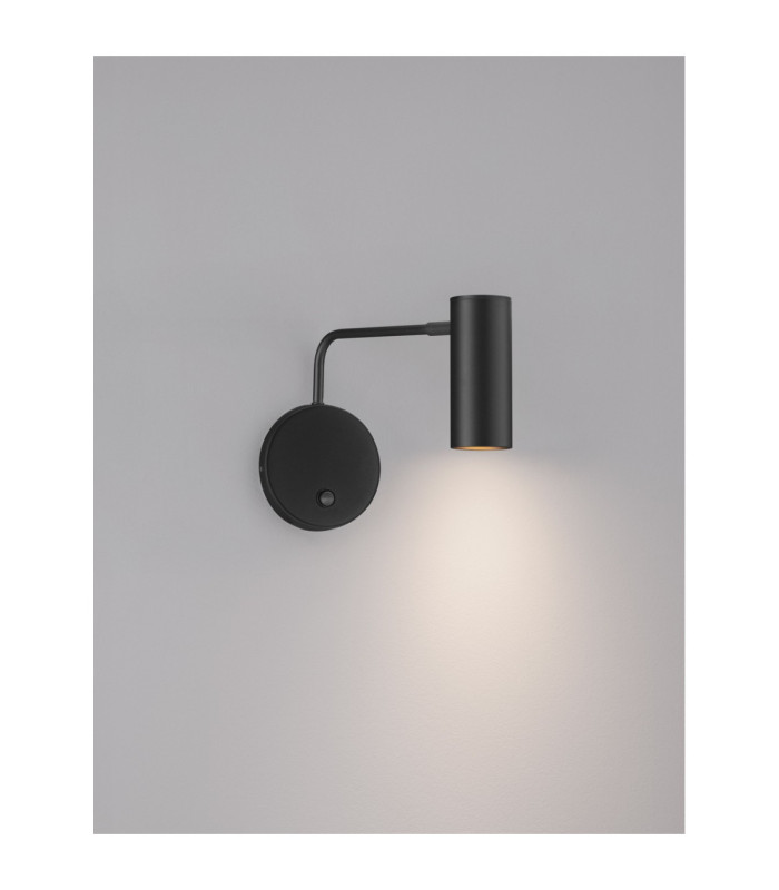 Loen Reading Wall Light Sandy Black Sandy BlackGU10 1x10W Switch On/Off-4