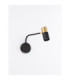 Pongo Reading Wall Light Sandy Black Gold GU10 1x10W-5