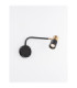 Pongo Reading Wall Light Sandy Black Gold GU10 1x10W-7