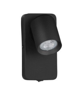 Cosmina Reading Wall Light Sandy Black GU10 1x10W Switch On/Off-1