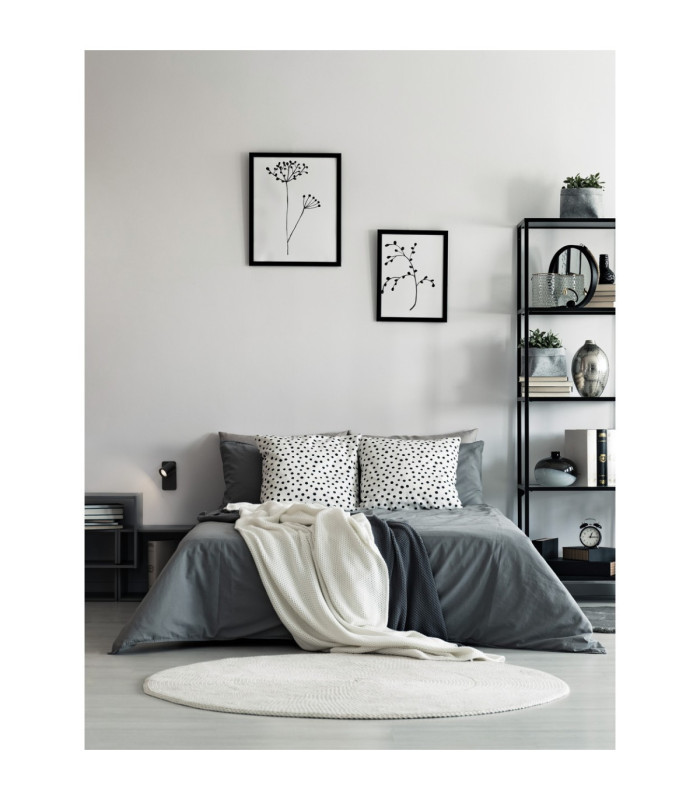 Cosmina Reading Wall Light Sandy Black GU10 1x10W Switch On/Off-2