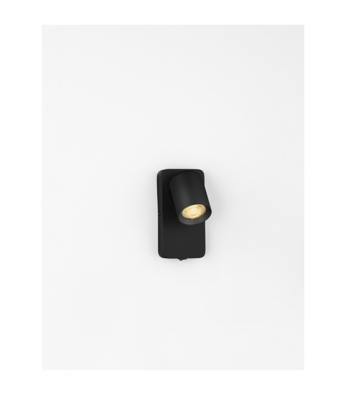Cosmina Reading Wall Light Sandy Black GU10 1x10W Switch On/Off-4