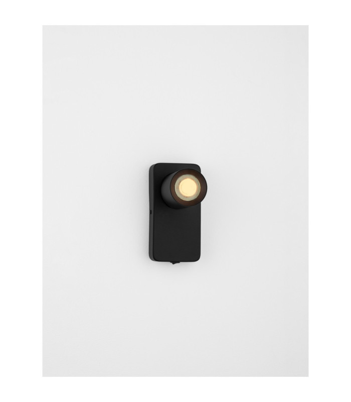 Cosmina Reading Wall Light Sandy Black GU10 1x10W Switch On/Off-7