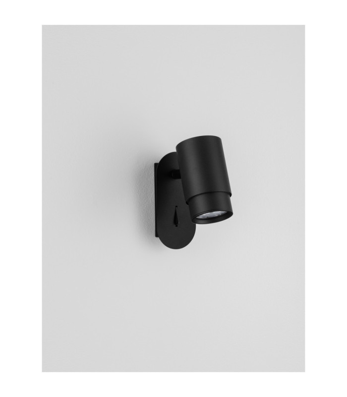 Nime Reading Wall Light Sandy Black LED GU10 1x10W Switch On/Off-3