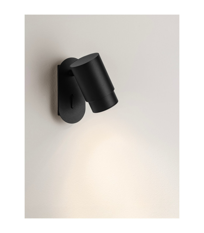 Nime Reading Wall Light Sandy Black LED GU10 1x10W Switch On/Off-8