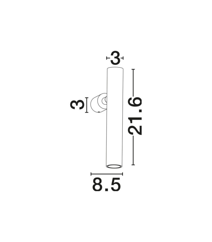 Arlo Reading Wall Light Sandy White LED 6W 299lm 3000K-7