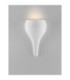 Miso Plaster Wall Lamp White E14 1x5W-4