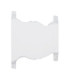 Alas Plaster Wall Lamp White LED 6W 354lm 3000K-1