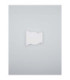 Alas Plaster Wall Lamp White LED 6W 354lm 3000K-3
