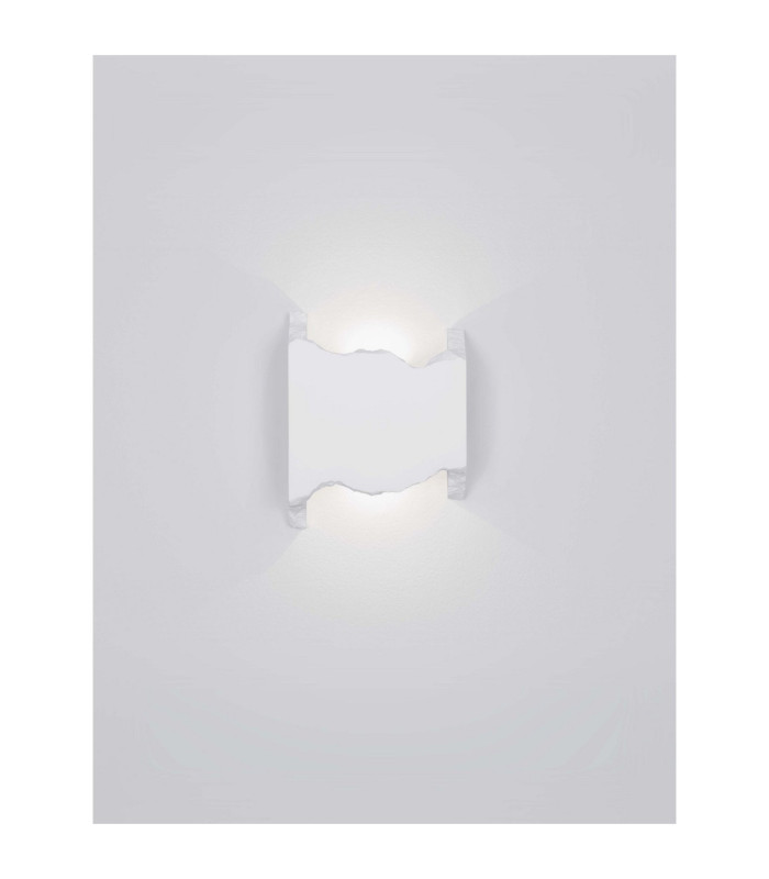 Alas Plaster Wall Lamp White LED 6W 354lm 3000K-4