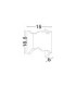 Alas Plaster Wall Lamp White LED 6W 354lm 3000K-6