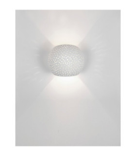 Sandro Up Down Plaster Wall Lamp White LED G9 1x5W-2