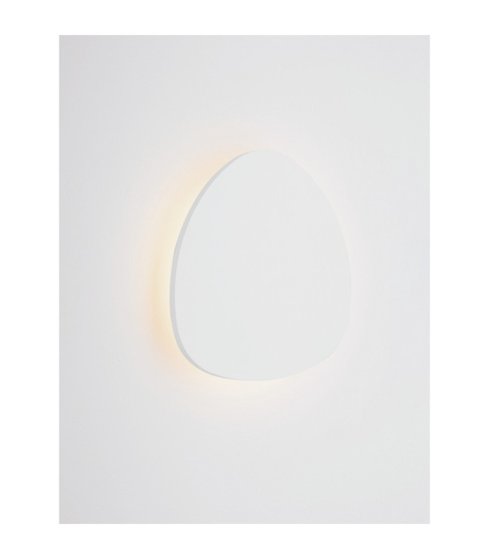Atena Flush Wall Lamp Sandy White LED 8W 507lm 3000K-8