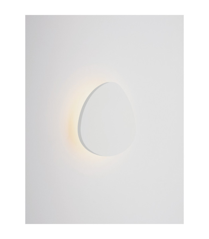 Atena Flush Wall Lamp Sandy White LED 8W 507lm 3000K-9