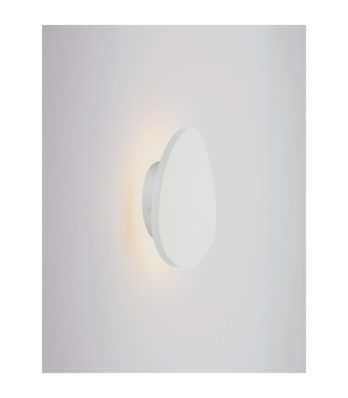 Atena Flush Wall Lamp Sandy White LED 8W 507lm 3000K-10