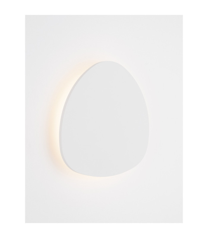 Atena Flush Wall Lamp Sandy White LED 12W 785lm 3000K-6