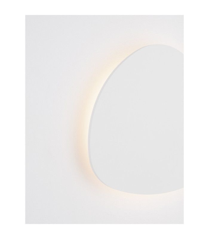 Atena Flush Wall Lamp Sandy White LED 12W 785lm 3000K-8