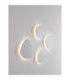 Atena Flush Wall Lamp Sandy White LED 12W 785lm 3000K-12