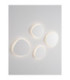 Atena Flush Wall Lamp Sandy White LED 12W 785lm 3000K-13