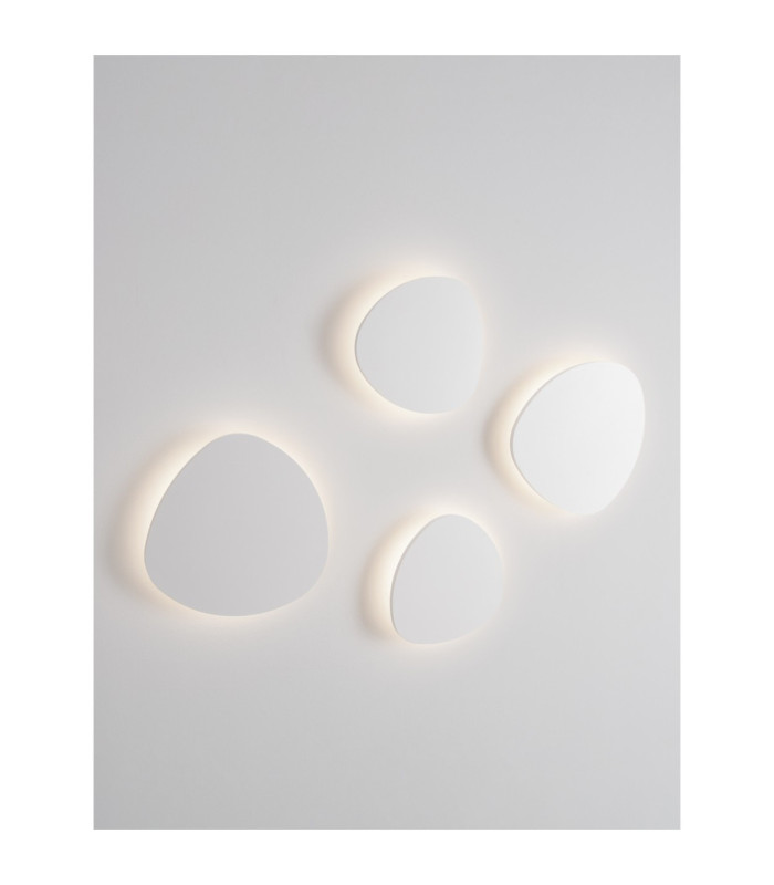 Atena Flush Wall Lamp Sandy White LED 12W 785lm 3000K-13