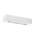 Otello Rectangle Up Down Plaster Wall Lamp White E14 1x5W-1