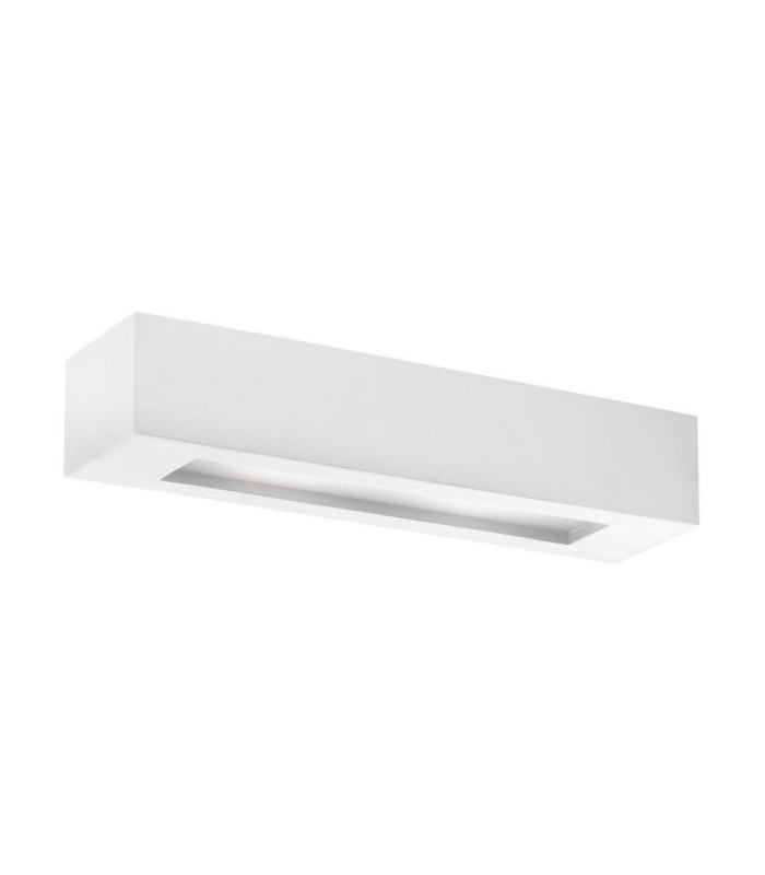 Otello Rectangle Up Down Plaster Wall Lamp White E14 1x5W-1