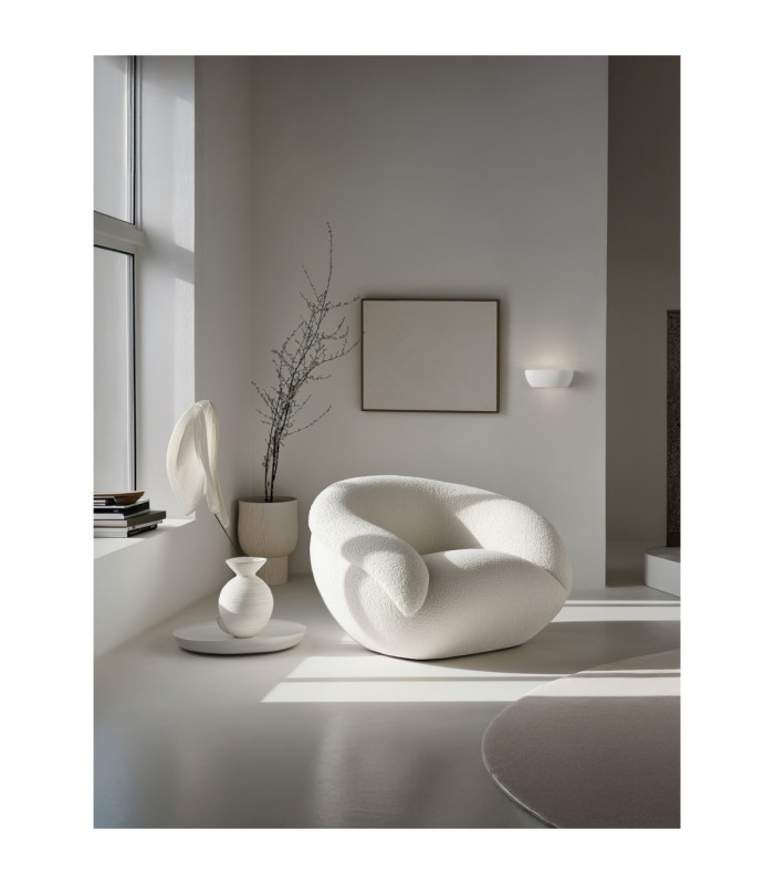 Alivio Plaster Wall Lamp Sandy White E14 1x5W-2