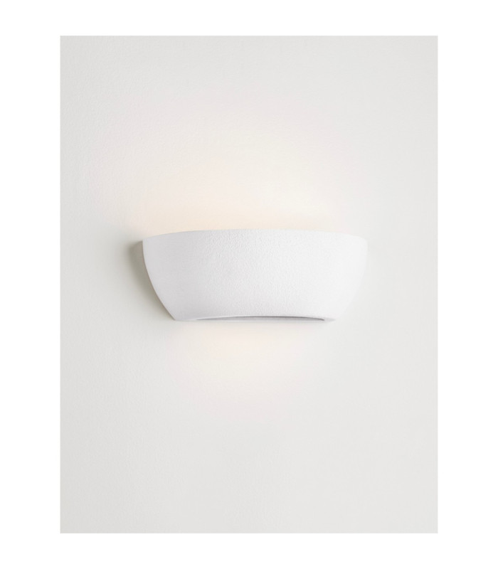 Alivio Plaster Wall Lamp Sandy White E14 1x5W-4
