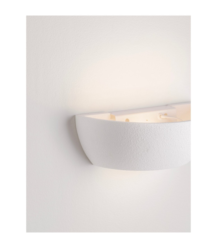 Alivio Plaster Wall Lamp Sandy White E14 1x5W-6