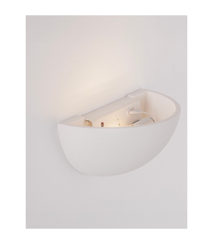 Thalpos Plaster Wall Lamp Sandy White E14 1x5W-5