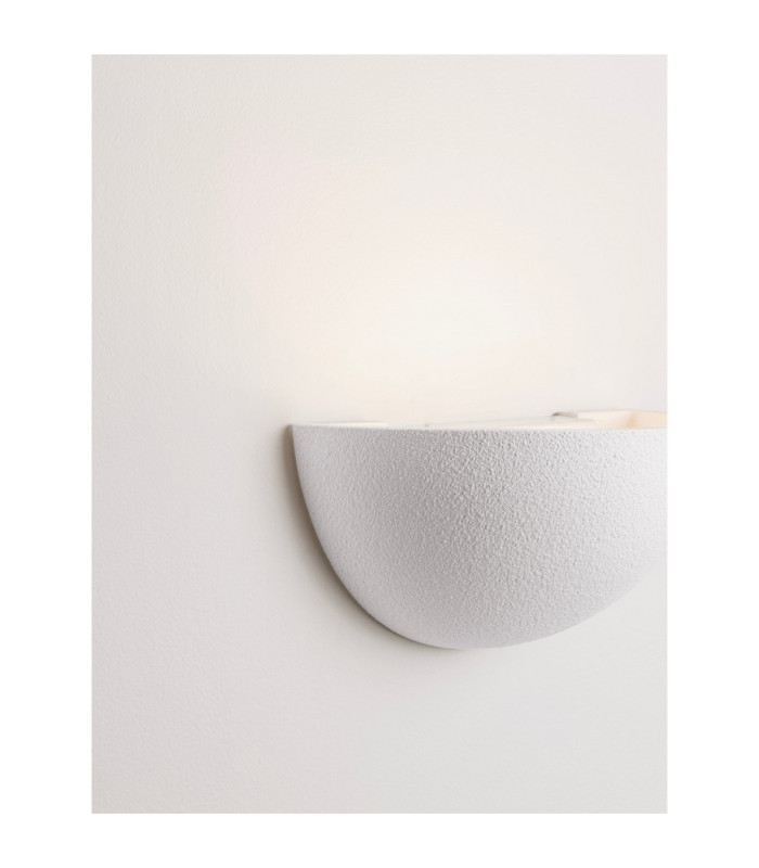 Thalpos Plaster Wall Lamp Sandy White E14 1x5W-6