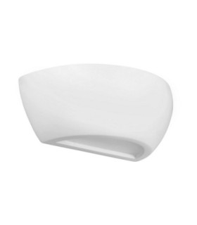 Sandro Up Down 22cm Plaster Wall Lamp White E14 1x5W-1