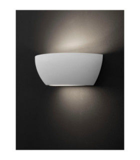Sandro Up Down 22cm Plaster Wall Lamp White E14 1x5W-2