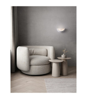 Alas Plaster Wall Lamp White E14 1x5W-2