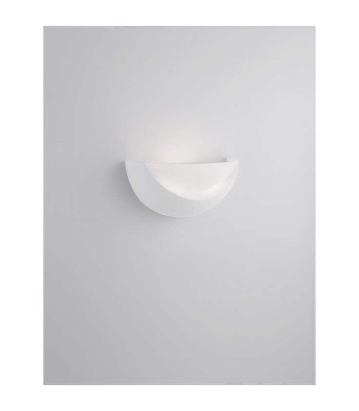 Alas Plaster Wall Lamp White E14 1x5W-5