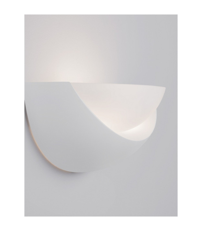 Alas Plaster Wall Lamp White E14 1x5W-6