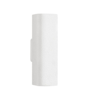 Serene Plaster Wall Lamp Sandy White GU10 2x10W-1